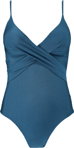 Barts Isla Shaping One Piece - Badpak - V-hals met shaping effect - old blue - Maat 42