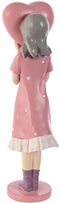 Decoratieve figuren Home ESPRIT Roze Mauve chica 10 x 8,5 x 31 cm