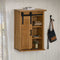 vidaXL - Hangkast - HALDEN - met - schuifdeur - 49x22,5x70 - cm - grenenhout