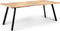 Furntastik Benfica Eetkamertafel, 200x100 cm, Acacia pure