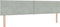 vidaXL - Hoofdbord - met - Diamantontwerp - Lichtgrijs - 200 - cm - Velours
