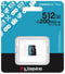 Kingston Canvas Go! Plus - microSDXC 512GB - UHS-I U3 V30 A2 - tot 200MB/s