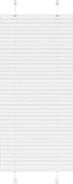 vidaXL - Plissé - rolgordijn - 60x150 - cm - stofbreedte - 59,4 - cm - polyester - wit
