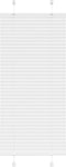 vidaXL - Plissé - rolgordijn - 60x150 - cm - stofbreedte - 59,4 - cm - polyester - wit