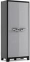 Keter Titan Hoge Kast - 4 Planken - 80x44x182cm - Zwart/Grijs