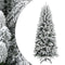 vidaXL - Kunstkerstboom - met - sneeuw - 240 - cm - PVC - en - PE