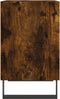 vidaXL - Nachtkastje - 40x30x50 - cm - bewerkt - hout - gerookt - eikenkleurig