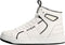 Guess Basqet - Hoge dames sneaker - Imitatieleer - Wit/Zwart - Maat 38