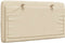 vidaXL - Hoofdbordkussen - 90 - cm - stof - crèmekleurig