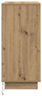 vidaXL - Sideboard - met - LED - Artisan - Eik - 71x34,5x75 - cm - Geengineerd - Hout