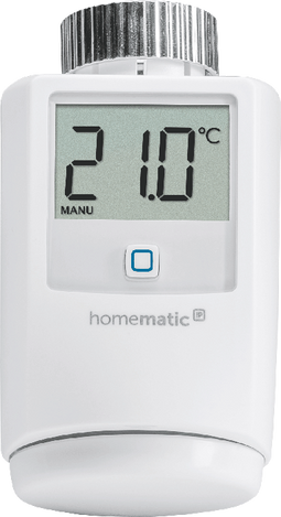 Homematic IP HMIP-eTRV-2 - Radiatorthermostaat - Draadloos - Inclusief adapters voor Danfoss-houdersystemen