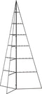 vidaXL - Kerstdecoratie - kerstboom - 140 - cm - metaal - zwart