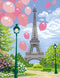 Ravensburger CreArt Spring in Paris - Schilderen op nummer voor volwassenen - Hobbypakket