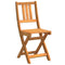 vidaXL - Vouwbare - Tuinstoelen - 2 - stuks - 36x46x85 - cm - Massief - Acaciahout