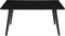 Eettafel DORCAS Zwart 150 cm 90 cm