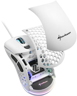 Sharkoon Light² 200 - Draadloze Gaming Muis - 16000 DPI - Wit