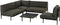 Mica Decorations Celo Loungestoel - L62 x B83 x H78 cm - Zwart