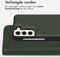 Accezz Galaxy S21 FE - Premium Leather 2 in 1 Wallet Bookcase - Uitneembare backcover - Groen