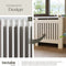 Tectake Radiatorombouw Vila - Radiatorafdekking - Lamellenontwerp - Wit - 152,5x19x82cm
