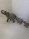Olifant - 3 in een rij - Grijs - 54x12x23cm
