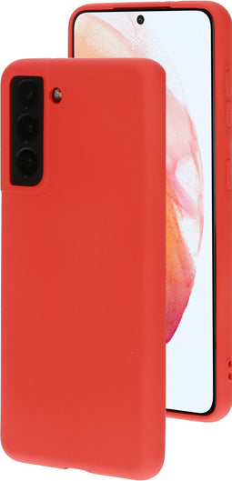 Mobiparts Galaxy S21 - Silicone Cover - Soft-touch - Rood