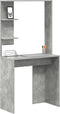vidaXL - Kaptafel - in - Grijs - Beton - 78,5x37x154,5 - cm - Gelaagd - Hout