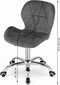 Bureaustoel AVOLA DORY-21 Bruin, Velvet Zitting, Ergonomisch en Verstelbare Zithoogte, 5-Poot Chrome Basis, Geschikt voor Thuis en Kantoor, Max. 110 kg