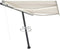 vidaXL - Luifel - automatisch - met - LED - en - windsensor - 350x250 - cm - crèmekleur