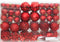 vidaXL - 111-delige - Kerstballenset - polystyreen - rood