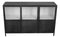 Dressoir Bronx - ijzer - donkergrijs/wit