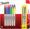 Sharpie Permanent markers | Fijne punt | 12 kleuren en 2 metallic stiften