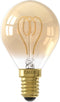 Calex Spiraal Filament LED Lamp - E14 - P45 Lichtbron Goud - 3.5W - Dimbaar