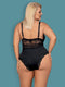 Obsessive 810-TED-1 Teddy - Erotische Lingerieset - Maat XXL - Zwart