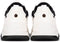 POSH by Poelman GIGI - Dames sneakers - Chunky zool 7 cm - Zwart/beige