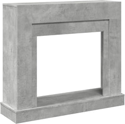 vidaXL - Haardombouw - 100x30x87,5 - cm - bewerkt - hout - betongrijs