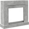 vidaXL - Haardombouw - 100x30x87,5 - cm - bewerkt - hout - betongrijs