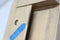 Differnz Fonteinplank - Hout 40x25x10cm - Uitsparing handdoek - Licht Eiken