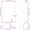 vidaXL - Eettafelpoten - 2 - st - U-vormig - 50x(72-73) - cm - staal - antraciet