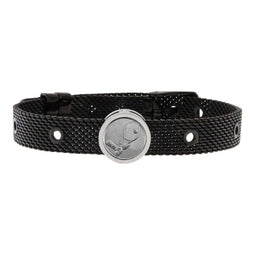 Talent Jewels TJA-1-18-03-2-235 - Uniseks Armband - Minimalistisch Zwart