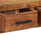 vidaXL - Dressoir - met - 3 - lades - 110x30x80 - cm - massief - hout