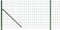 vidaXL - Draadgaashek - met - flens - 1x25 - m - groen