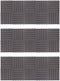 vidaXL - Terrastegels - 30 - st - 30x30 - cm - massief - acaciahout - greywash