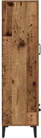 vidaXL - Hoge - kast - 70x31x115 - cm - bewerkt - hout - oud - houtkleurig