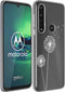 iMoshion Hoesje Geschikt voor Motorola Moto G8 Power Hoesje Siliconen - iMoshion Design hoesje - Wit / Transparant / Dandelion