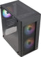 Aerocool Hexform - Mini Tower PC - 3x 120mm FRGB fans - Zwart