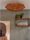 GOOD&MOJO Plafonniere Panama - Bruin - 65x65x7cm - Scandinavisch