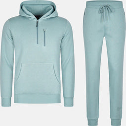 Mario Russo Trainingspak Achilles - Joggingpak - Hoody - Stone Blue - 3XL