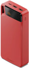 Cygnett ChargeUp Boost (4e Gen) - Powerbank 20000mAh - 3x USB-A / USB-C - Rood