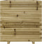 vidaXL - Plantenbak - 70x70x72,5 - cm - geïmpregneerd - grenenhout
