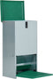 vidaXL - Pluimveevoerbak - automatisch - met - pedaal - 20 - kg